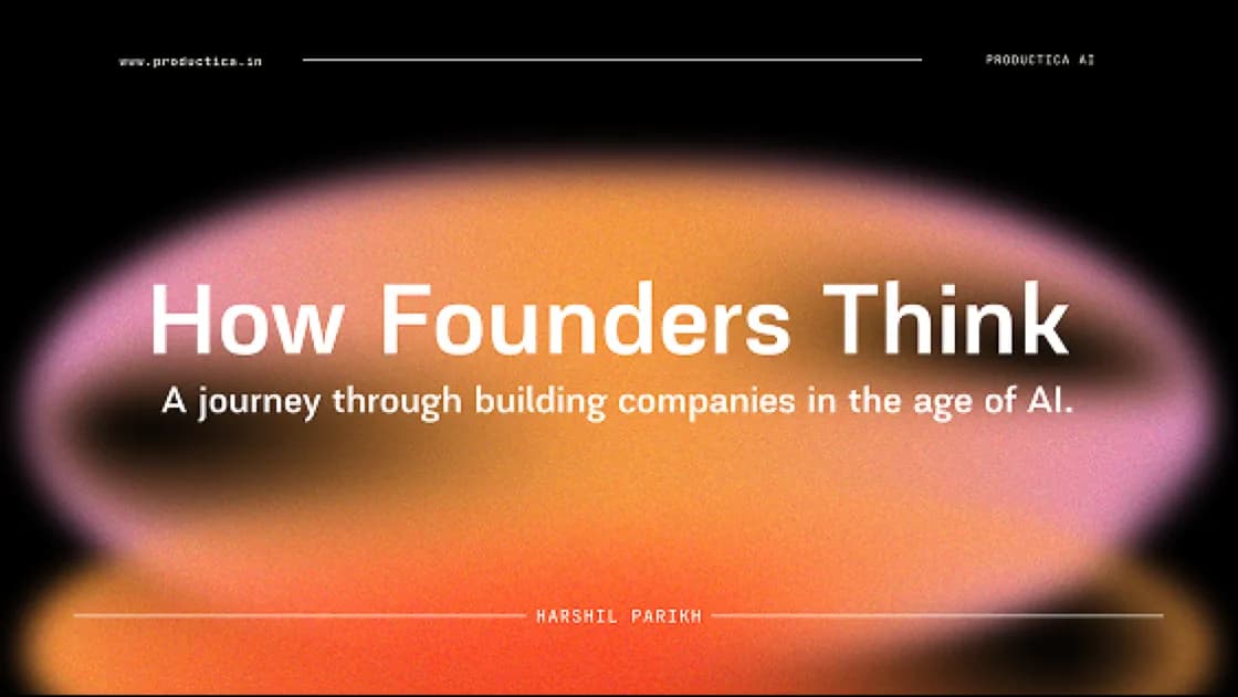 How Founders Think — presentation deck preview