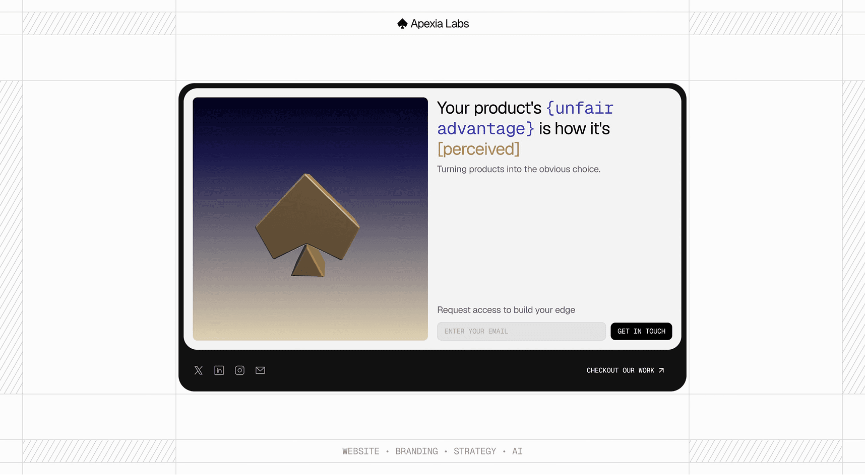 Apexia Labs website preview